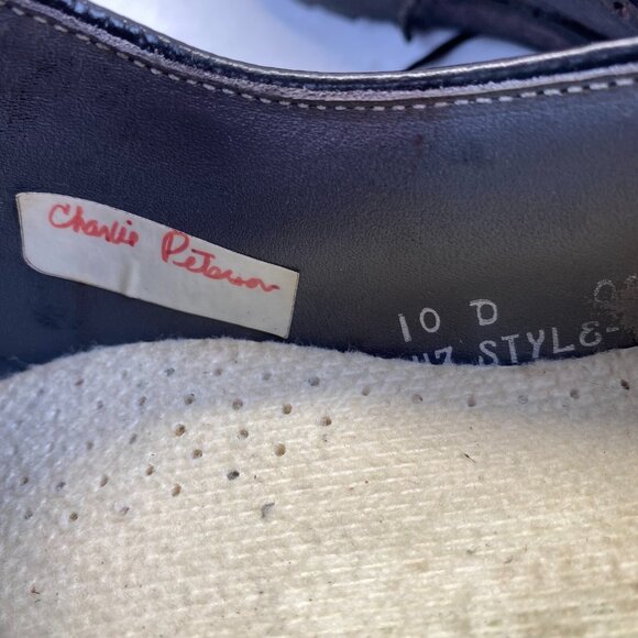 VTG FootJoy Classics Mens Spikeless Golf Shoes Wingtip Oxblood Red Size10D 55814 - Picture 10 of 16